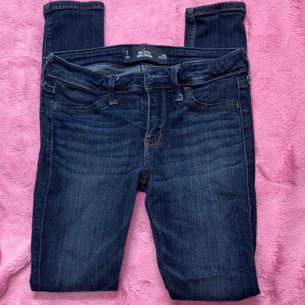 Hollister Jean Legging Women's Dark Blue Skinny Jeans